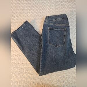 Lane Bryant Flex Magic Waistband Blue Boot Cut Jeans Size 22 (6144)